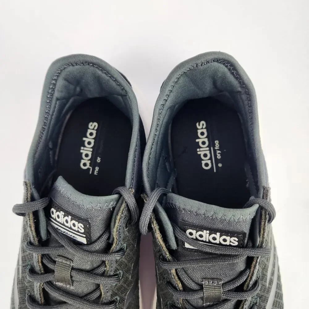 Adidas Cloudfoam QT Flex DA9449 Womens 9.5 Running Sneakers Black Athletic Shoes